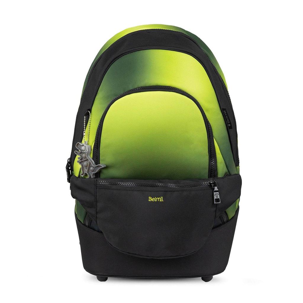 Belmil Premium Backpack & Fanny Pack Ruck sack 2-tlg - Black Green
