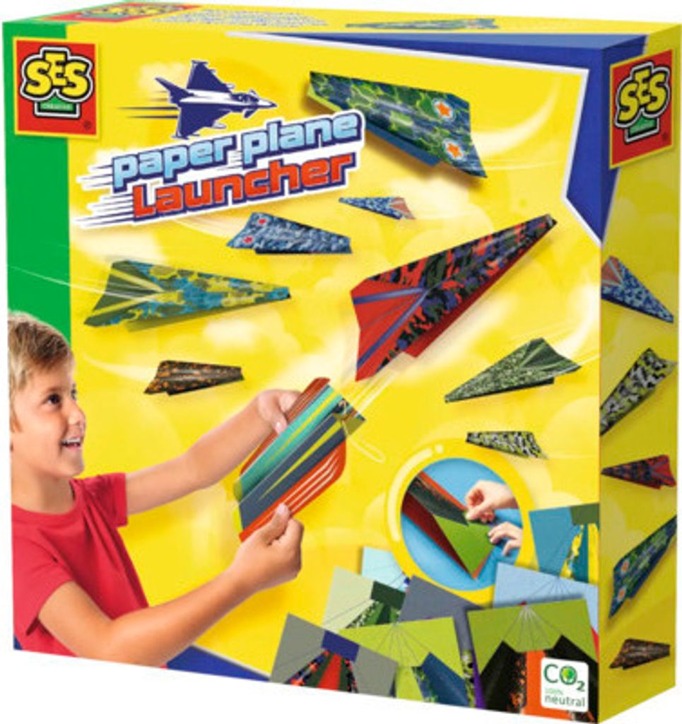SES Creative 14288 Papierflieger mit Abschussrampe - Spaß Produktbild 