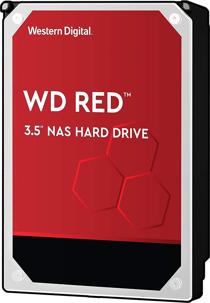 WD Red WD20EFAX Interne Festplatte 2 TB, 8,9 cm (3,5 Zoll), SATA, 6GB/S, 5400 U/min, Puffer