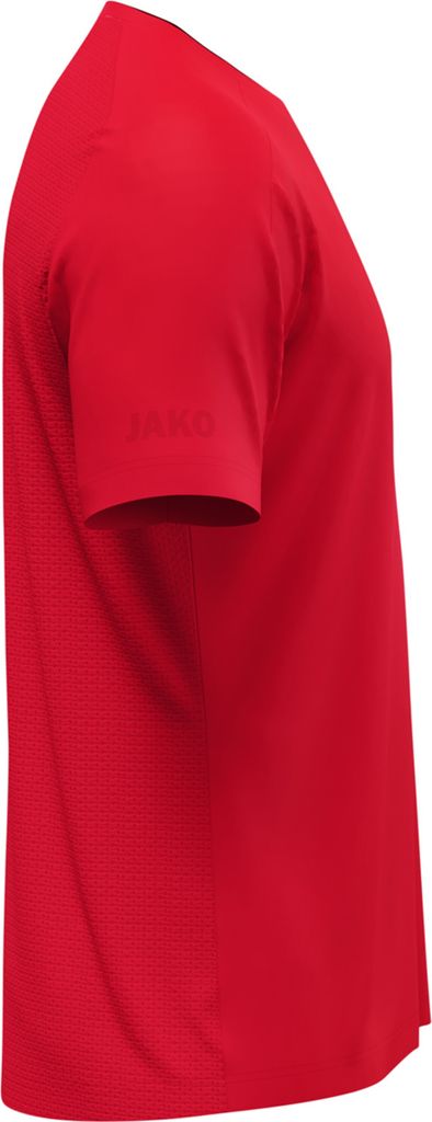 JAKO Unisex T-Shirt Uni - 6105, Farbe:rot, Größe:L