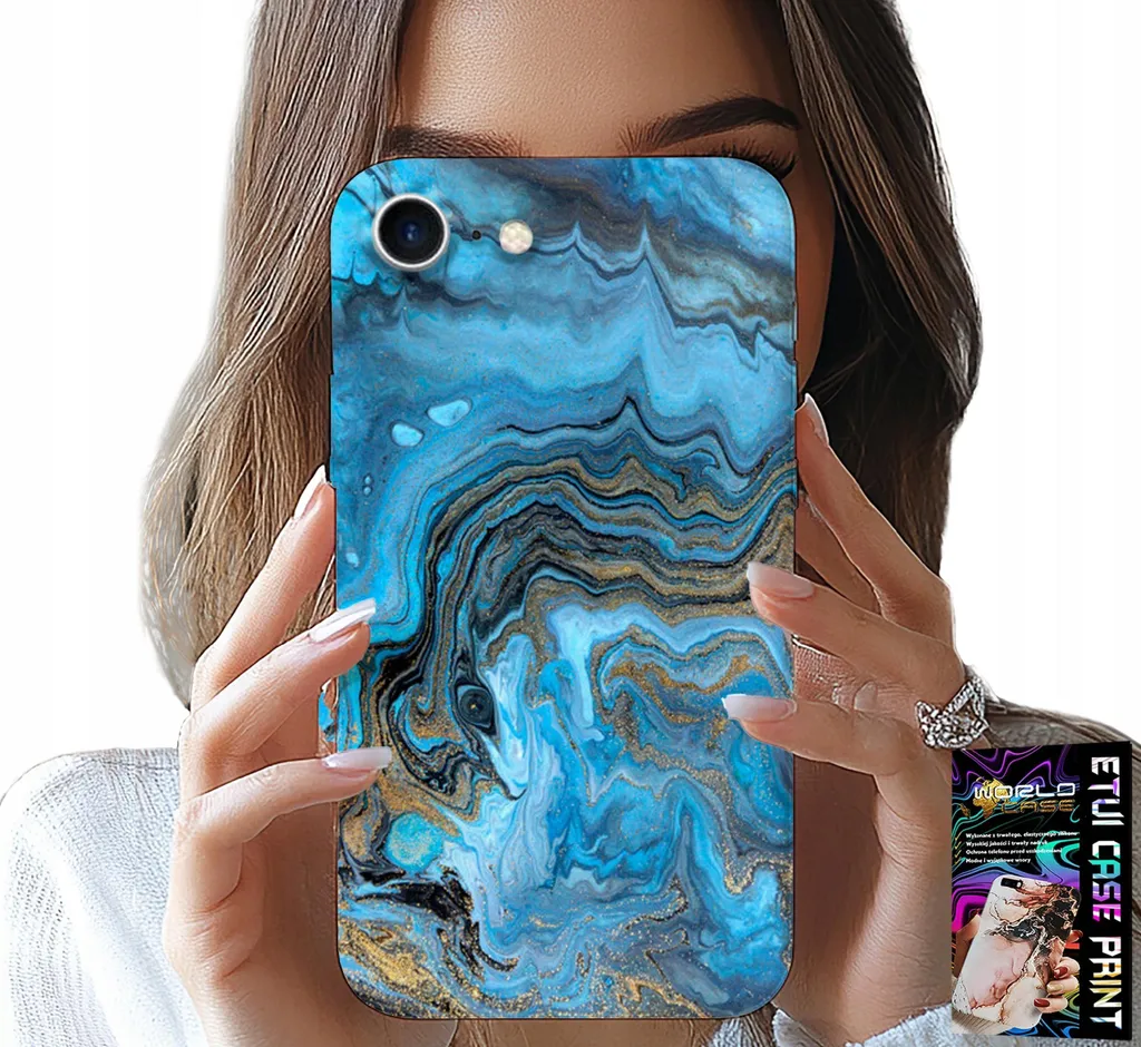 Custodia Marble Series per iPhone 7/8/SE | Kit Vetro Temperato Incluso