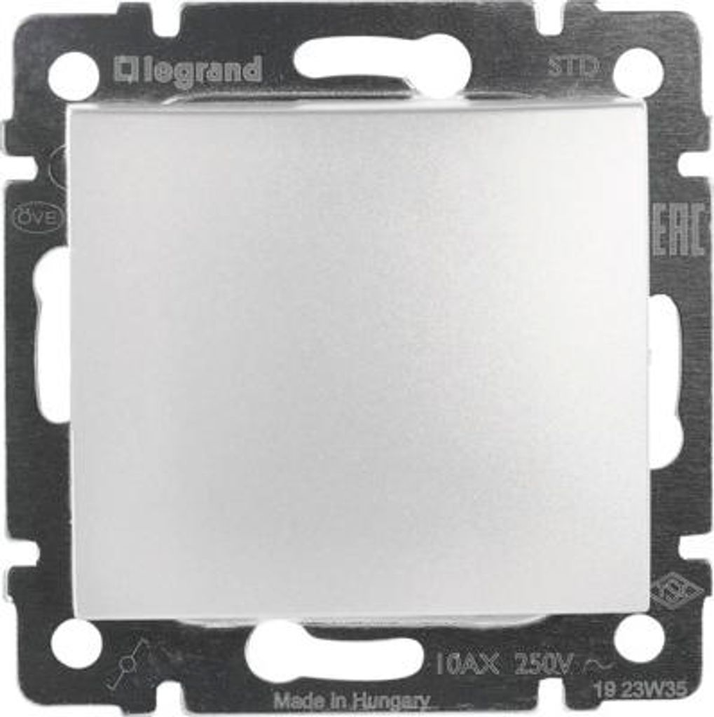 Vypínač Legrand Valena 770106 striedavý r. 6 strieborná Obrázok produktu 