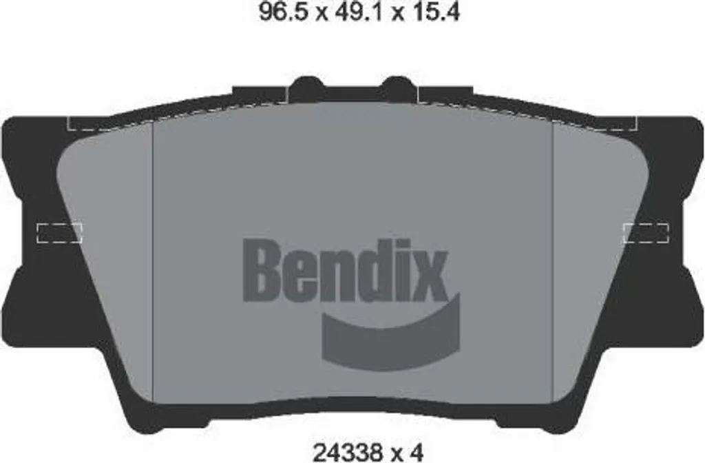 Plaquettes de frein Bendix BPD1271 - Solution bruits et vibrations