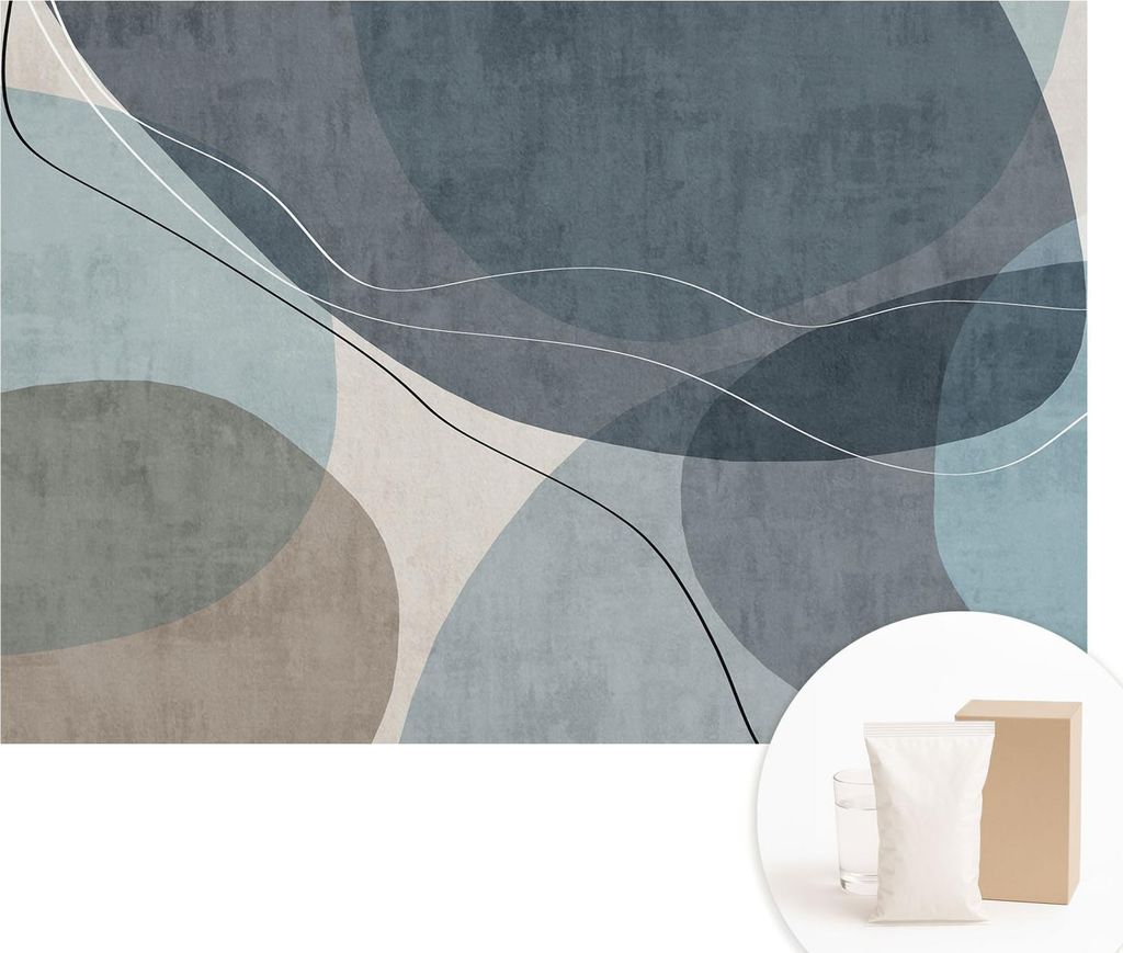 Fototapete - Wandbilder für Wohnzimmer - 152x104 cm - Dekorative Wandfolie - Modernes Design für Wanddekoration - Tapeten für Innenräume - Mode...