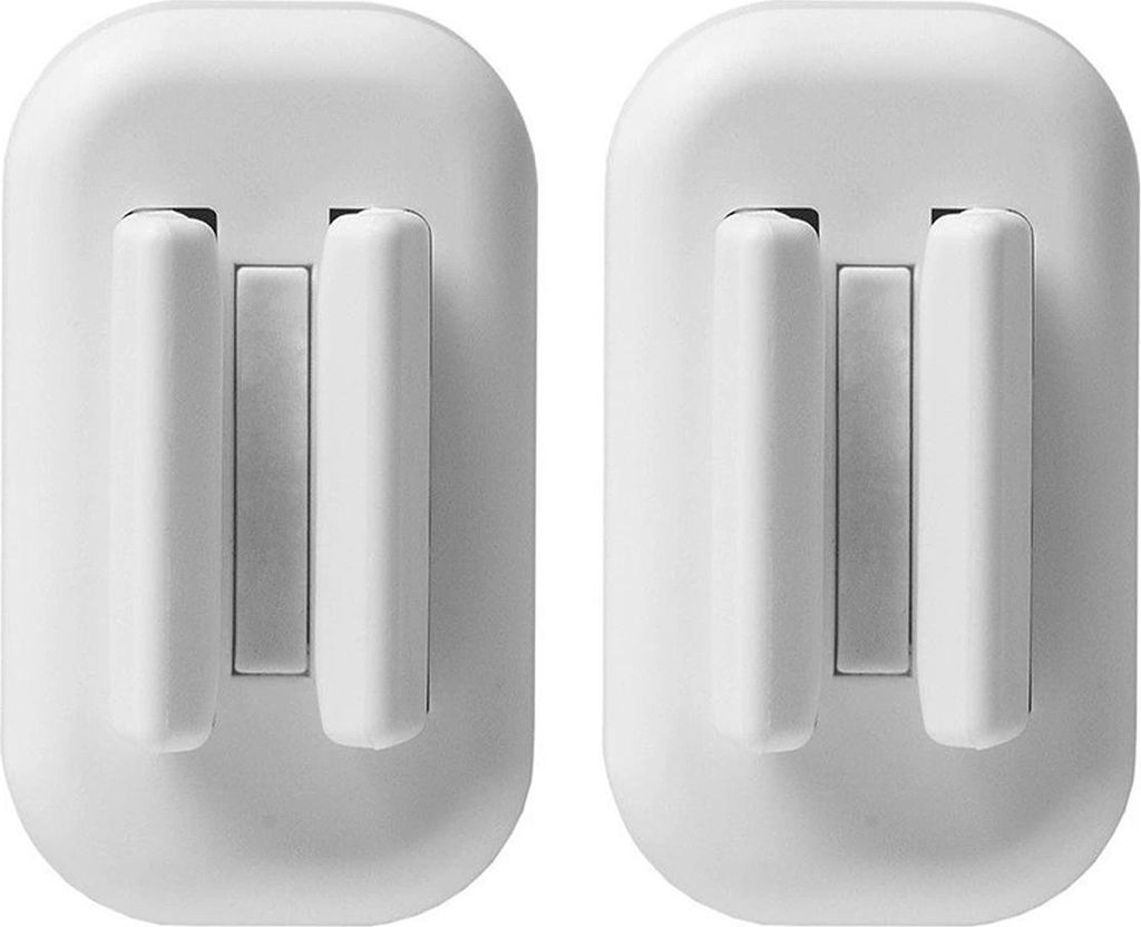 2er-Set Zahnbürstenhalter zur Wandmontage, wasserdichter Halter für elektrische Zahnbürsten, geeignet für Bad, Wohnheim oder Schrank, Weiß