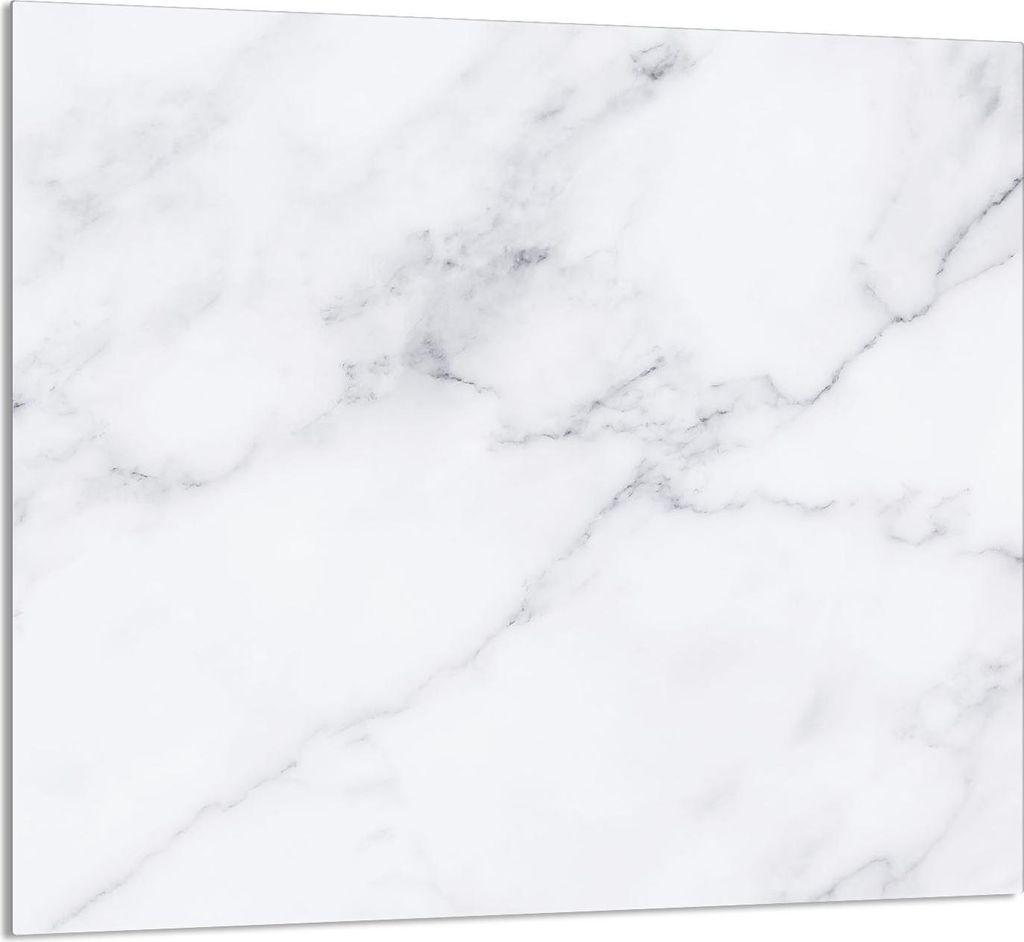 GLASPLATTE FÜR KÜCHE 65x60 Marmor