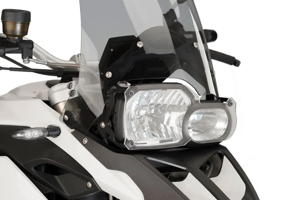 Protège-phare PUIG 8123W pour BMW F700GS - Protection Optique Transparente