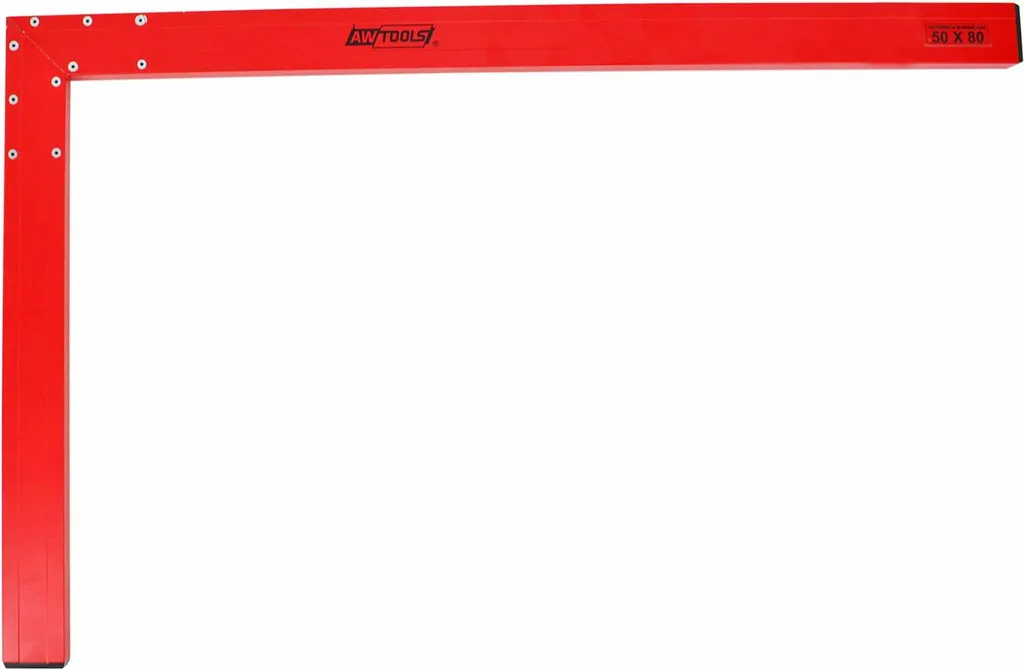 Équerre de Bâtiment Graduée 50x100cm en Acier de Haute Précision