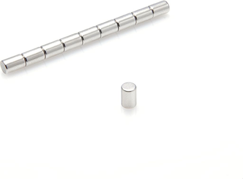 Neodym Magnete 4 x 6 mm 100 Stück mm N38, Extrem stark, Magnettafeln, Kühlschränke, Whiteboards, DIY