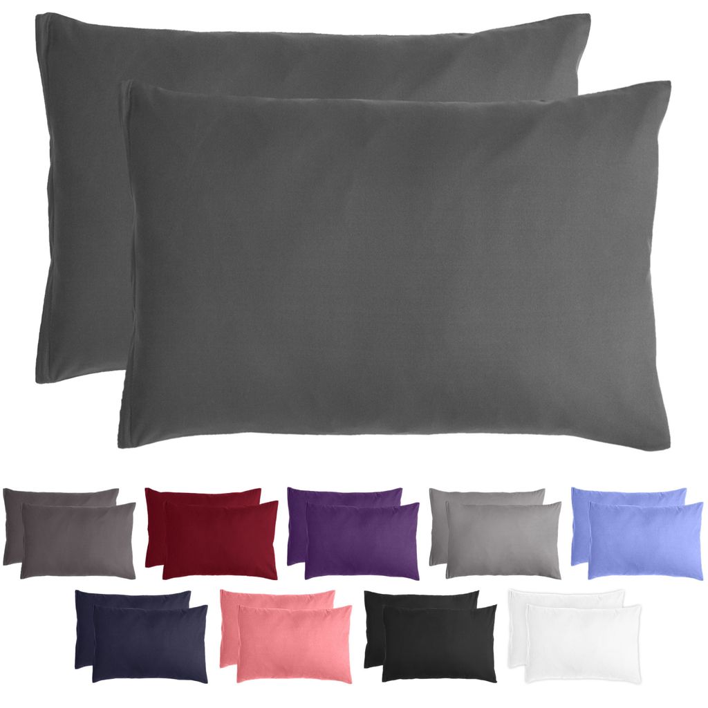 Komfortec Premium Kissenbezüge 2er Set 50x70 cm mit Produktbild 