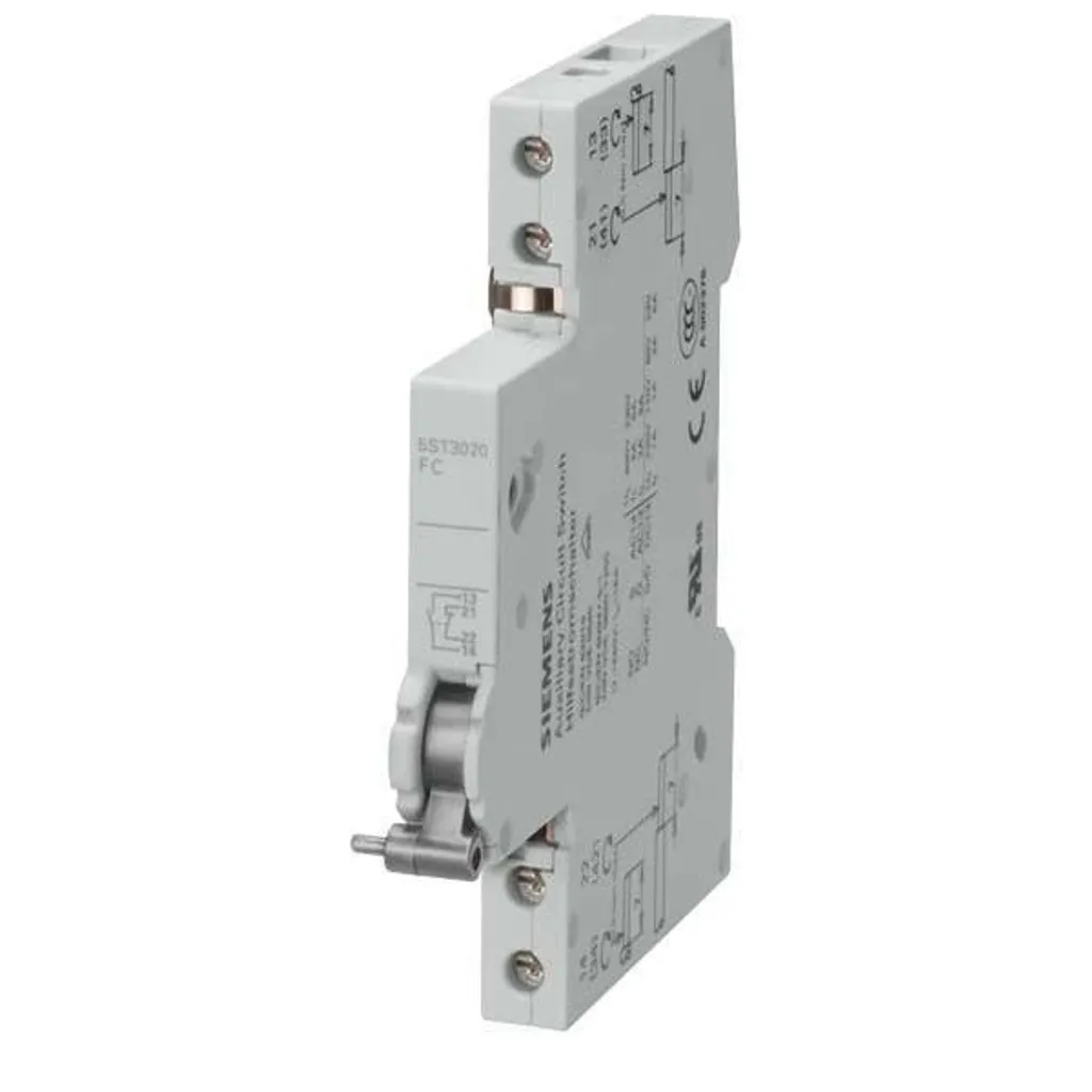 Interrupteur de défaut Siemens 5ST3020 avec contact 1NC + 1NO intégré
