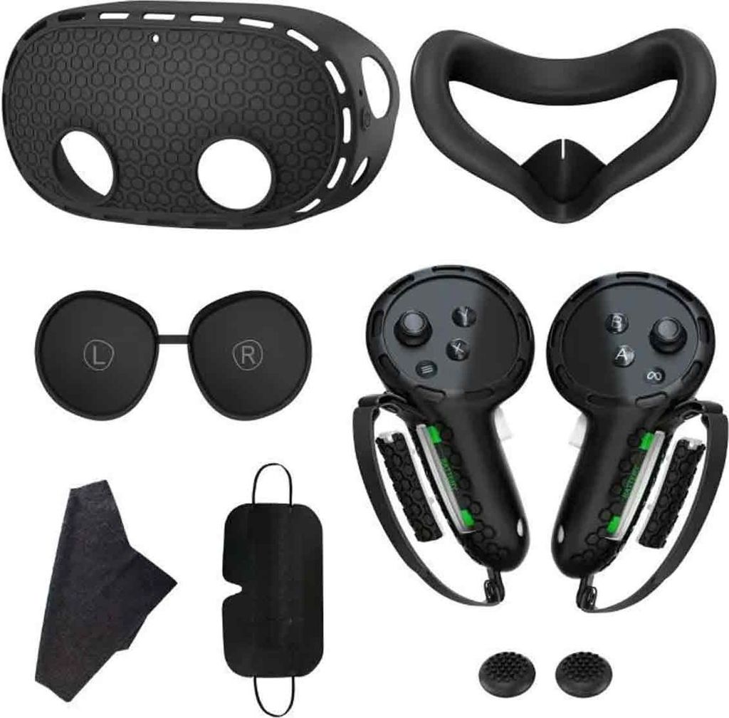VR-Zubehörset – Kompatibel mit Meta Quest 3 – 7-teiliges Produktbild 