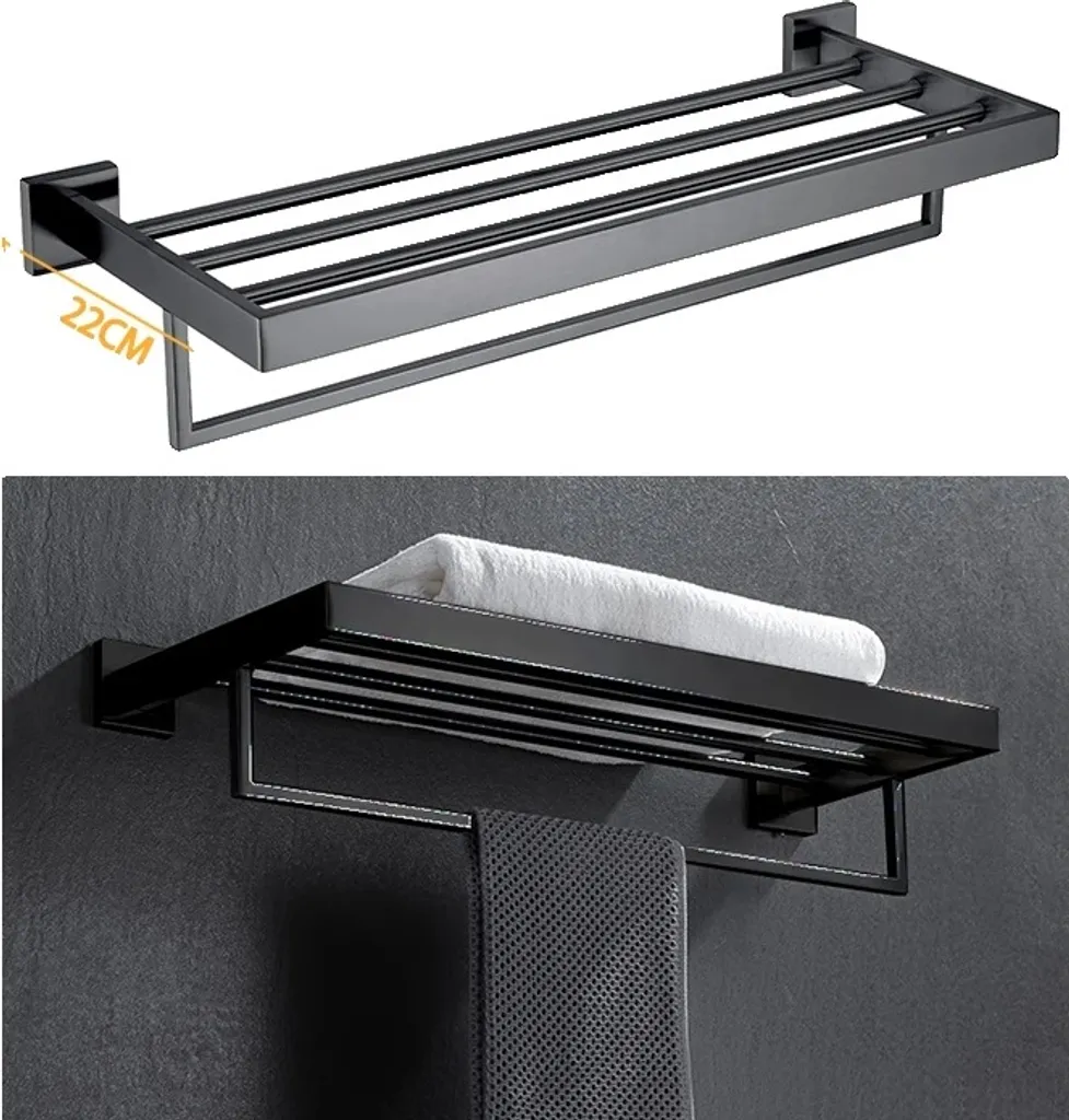 Portasciugamani Design Salvaspazio 005fb: Alluminio per Bagni Moderni