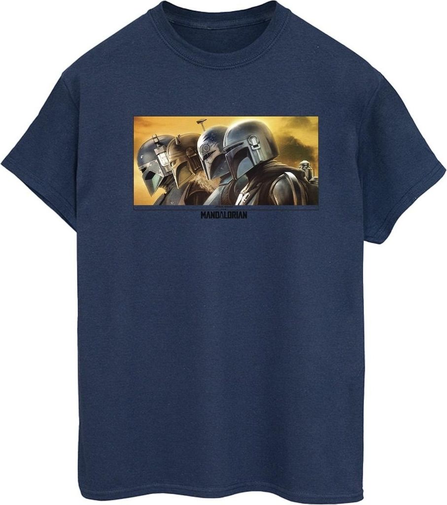 Star Wars - "The Mandalorian" T-Shirt für Damen BI45934 (M) (Marineblau)