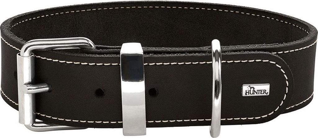 Hundehalsband Hunter Aalborg Schwarz (40-48 cm)