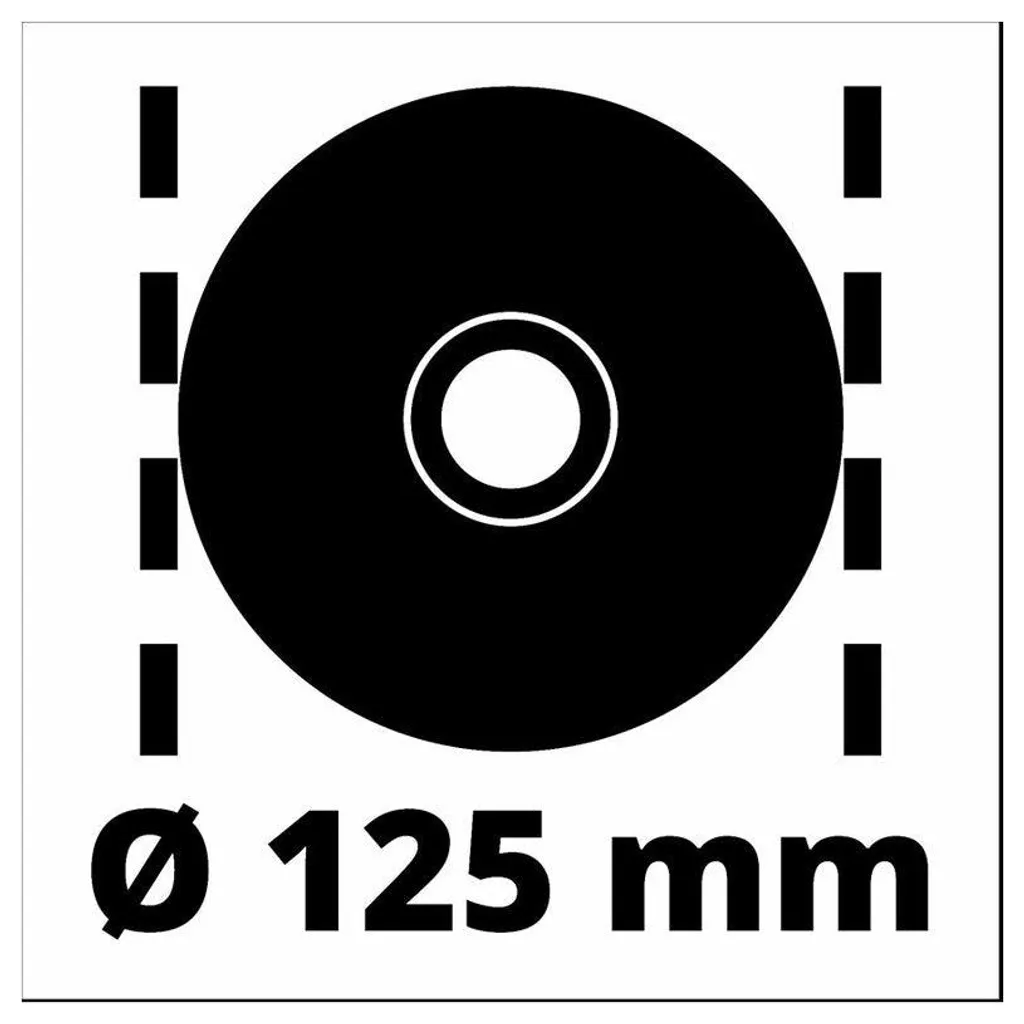 Meuleuse d'angle Einhell TC-AG 125/850 pour bricolage et rénovation - 8