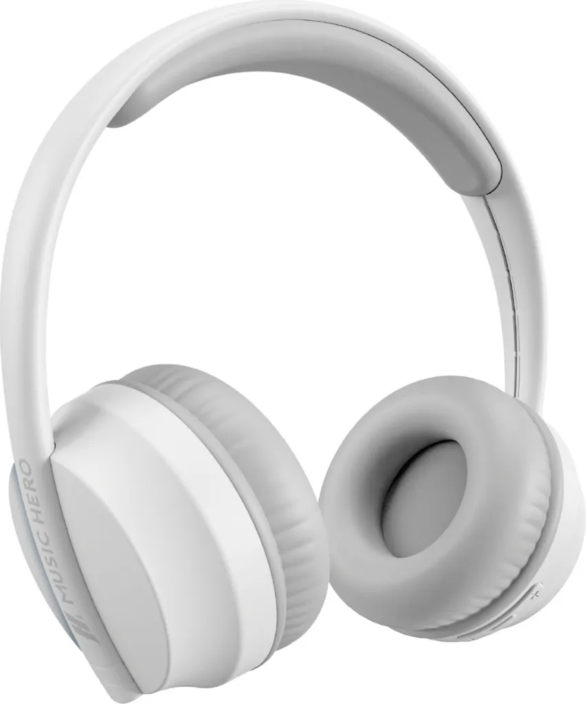 Casque Musique SBS Hero Skidup Blanc - Idéal pour Sport et Télétravail