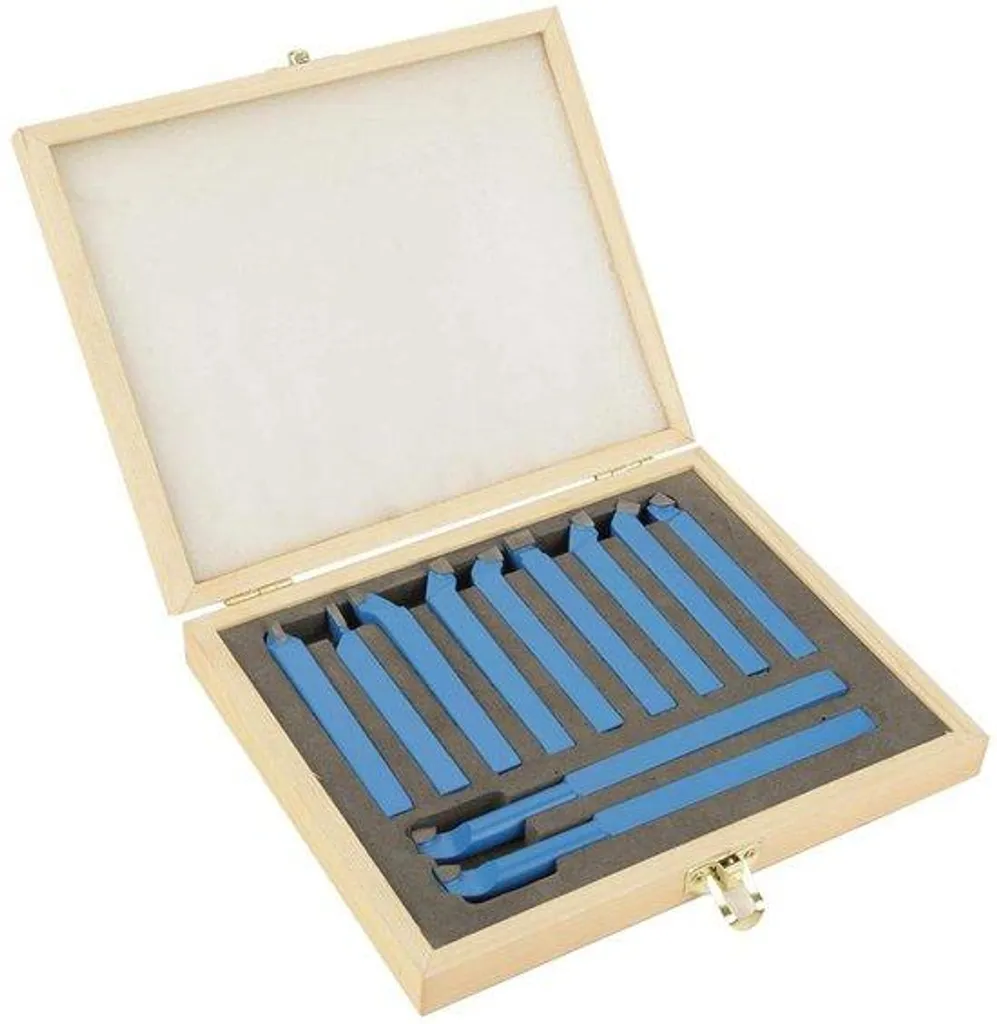 Jeu de tournevis de 8 mm avec coffret en bois naturel pour l'atelier