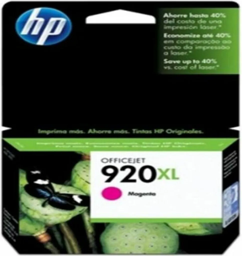 Cartouche d'encre HP 920XL noire pour impression bureau et rapports