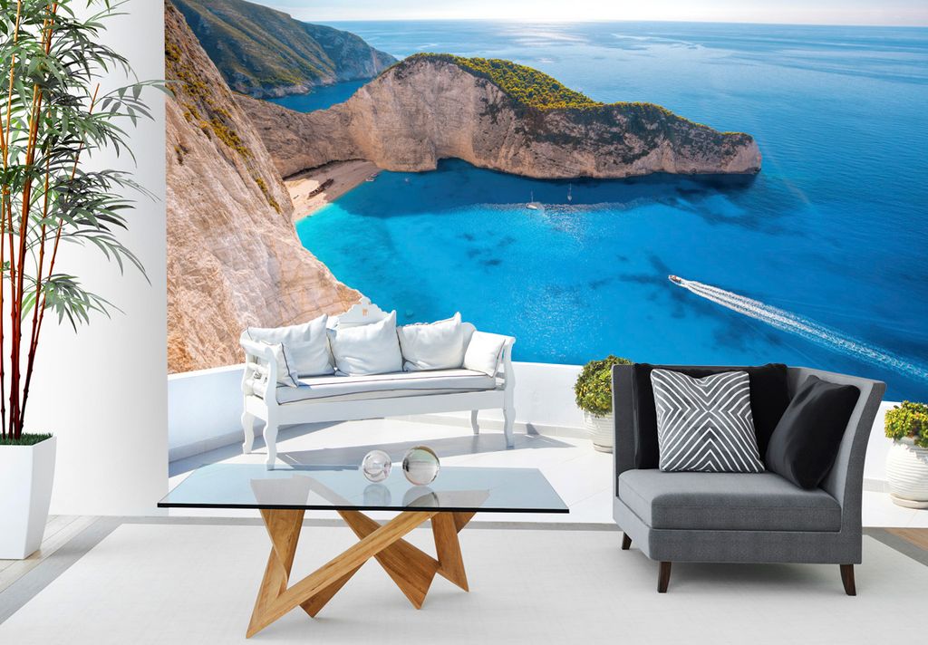 Vlies Fototapete 400x280 cm Tapeten Wandtapete XXL Landschaft Meer Natur c-C-0036-a-a