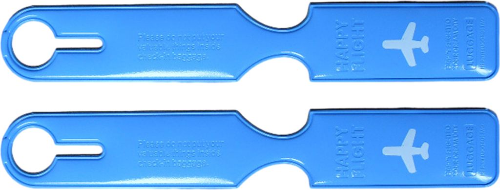 2pcs Gepäck -Tags mit Namensausweise flexible wasserdichte helle Farbe Universal PVC Gepäckhandtasche Reise Koffer Koffer Reisen Vorräte-Himmelblau