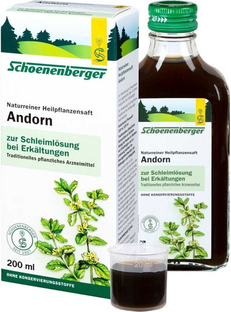 Schoenenberger Naturreiner Heilpflanzensaft Andorn 200 ml