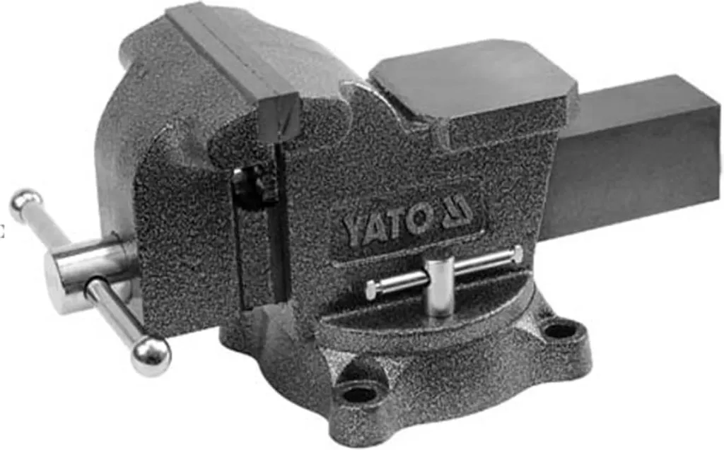Yato YT-6502 Morsa da Banco 125mm - Alta Resistenza - Uso Industriale