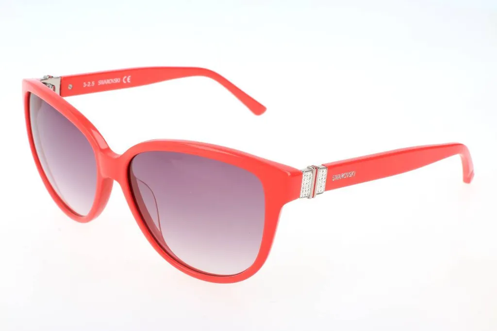 Swarovski SK0120 Lunettes de Soleil Femmes Design Élégant et Cristaux