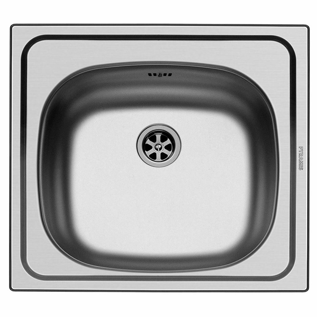 PYRAMIS Spüle E33 Edelstahl / Ausschnitt 445x415 / Produktbild 