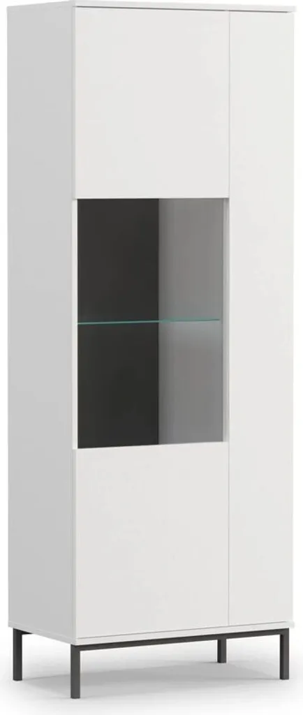 Vitrine NIXI blanche : gagnez de la place et protégez vos objets