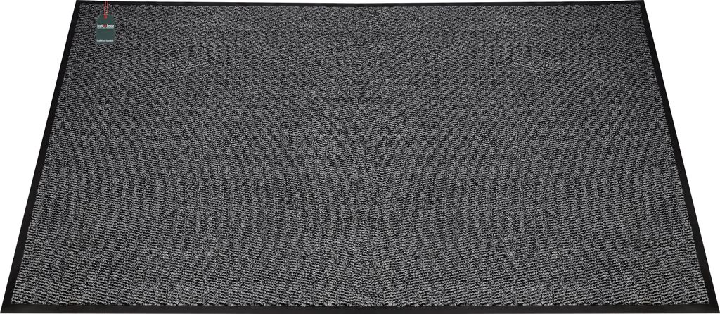 KOTARBAU Clin Anti-Rutsch-Fussmatte Schmutzfangmatte Sauberlaufmatte Grau 120x180 cm