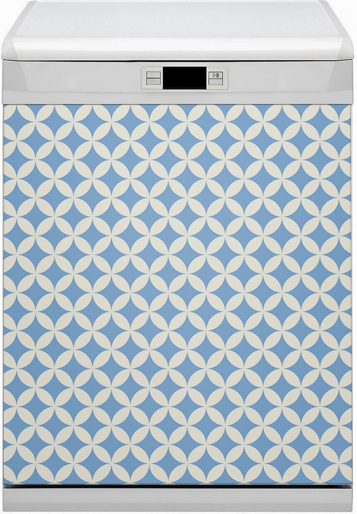 Magnete Dekorative Magnet Folie für Geschirrspüler 60x70 cm Küche - Marokkanische Fliese