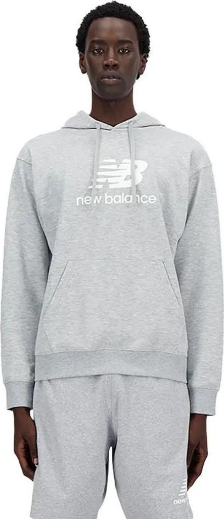 New Balance Sport Essentials French Terry Logo Kapuzenpullover Grau M Herren Grau M