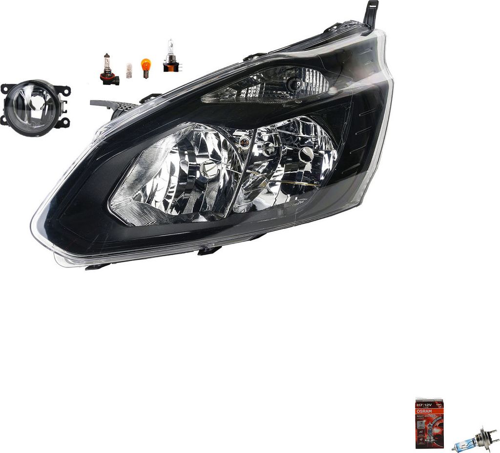 Johns, Scheinwerfer Osram Night Breaker Laser passend für Ford Transit Custom 12 12-17L 1801822 1778045 1779196 1783380 1818129 1866476 BK2113W030...