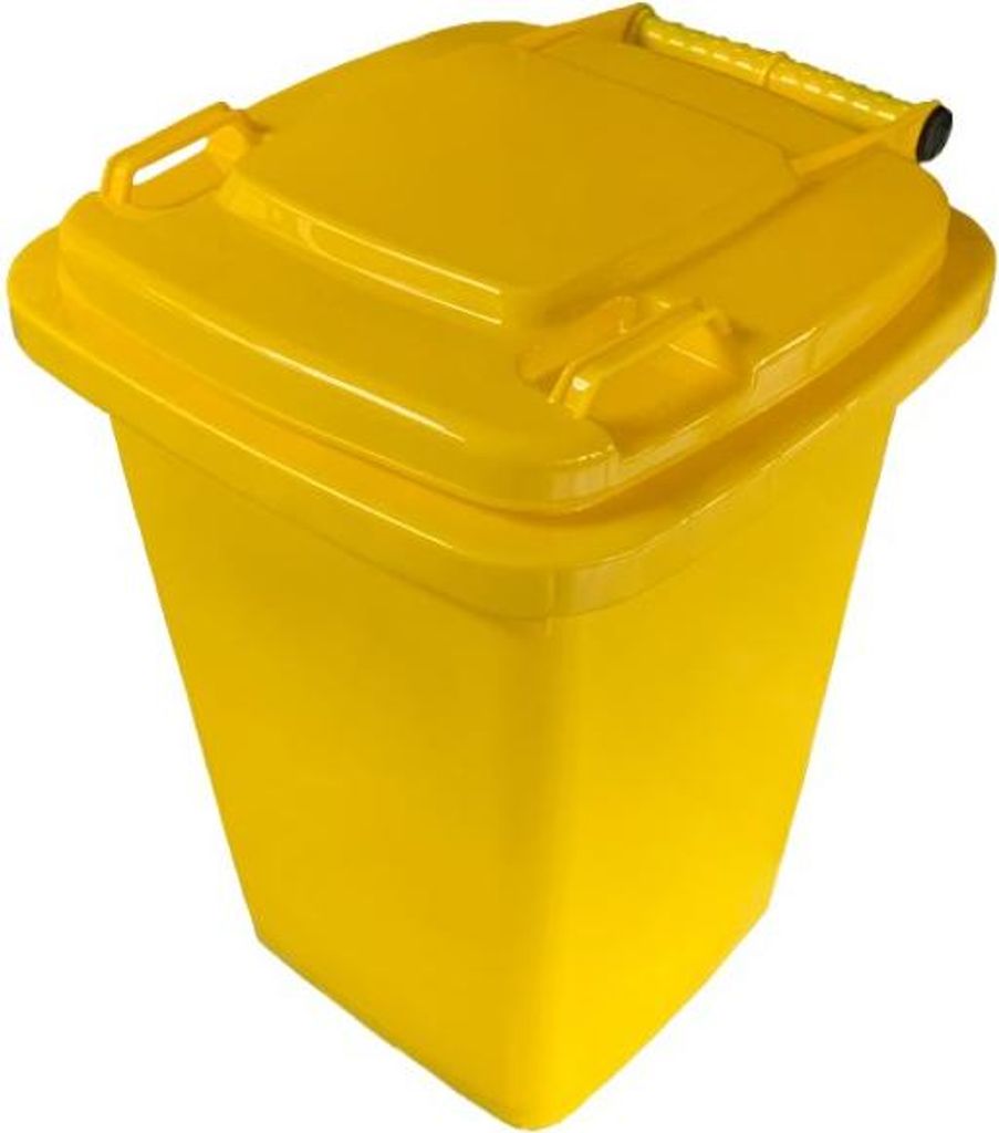 Popelnice D50BY 50L žlutá plastová Obrázek produktu 