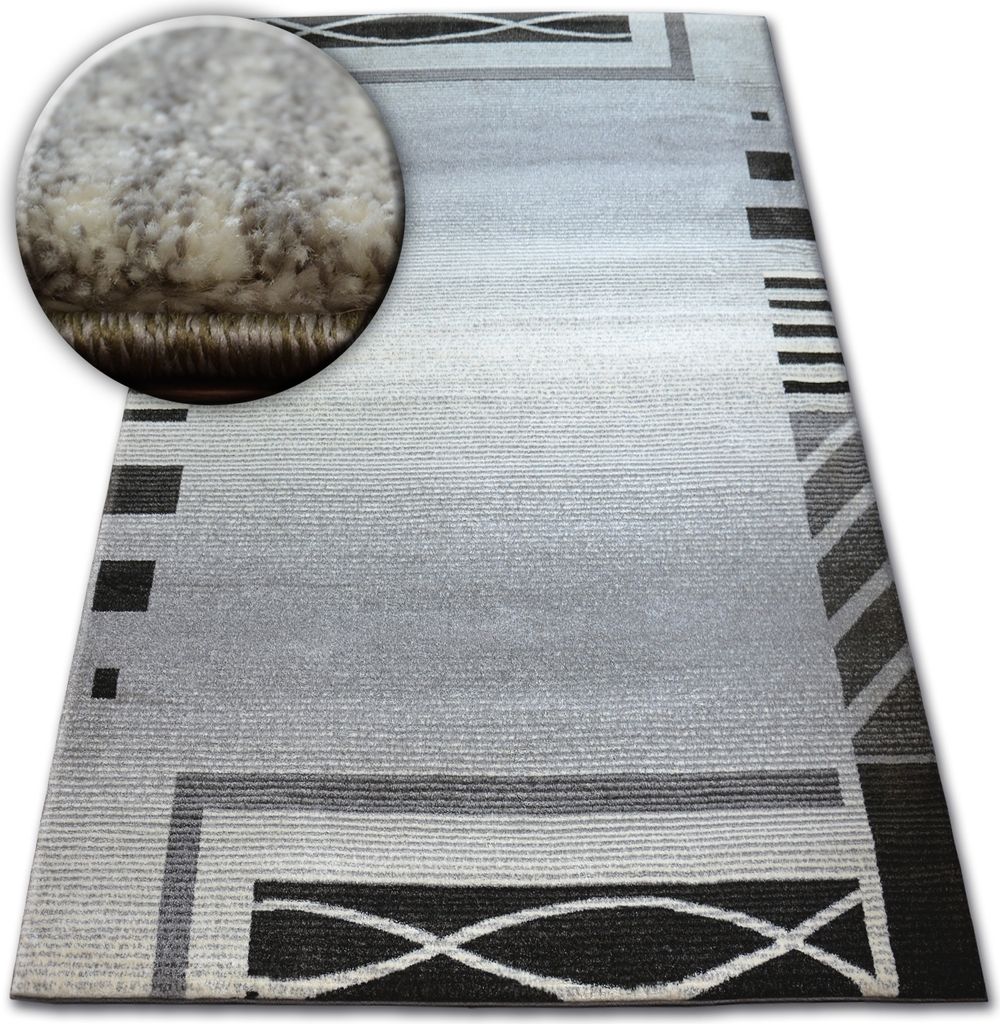 Teppich SHADOW 8597 Silber Grau 120x170 cm