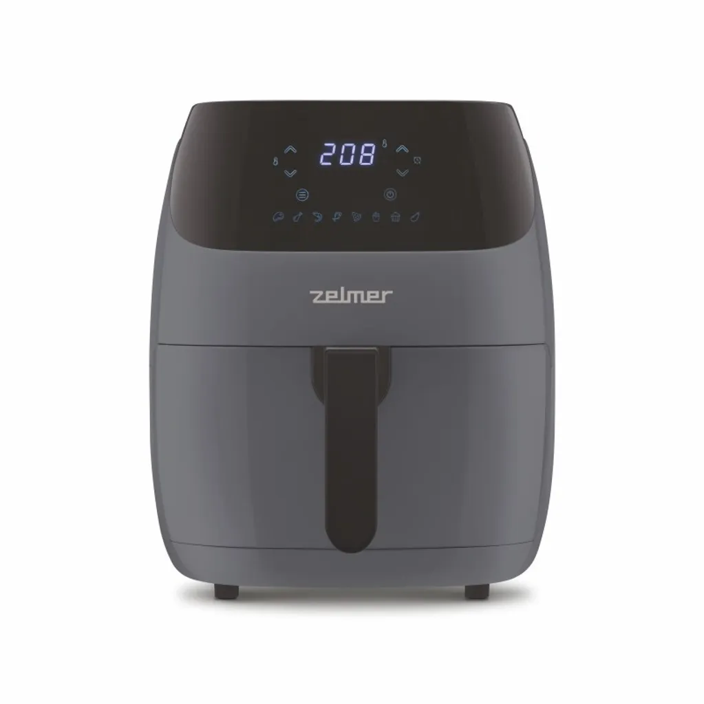 Zelmer ZAF5502G Friteuse à Air 5L 1500W Noire et Grise pour Cuisine Saine