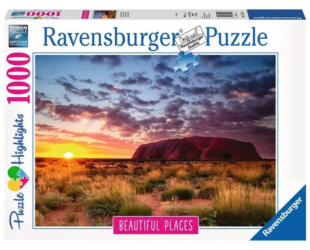 Ravensburger Puzzle 1000T. Ayersova skála v Austrálii Obrázek produktu 