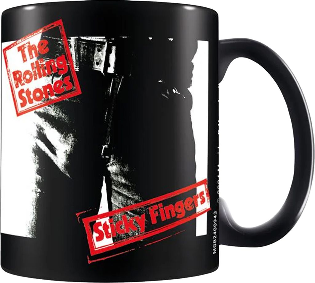 The Rolling Stones - Kaffeebecher "Sticky Fingers", Pod PM11248 (Einheitsgröße) (Schwarz)