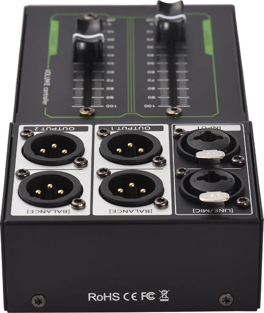 Contrôleur de Volume Stéréo XLR Passif SEAFRONT pour Lecteur DVD PC