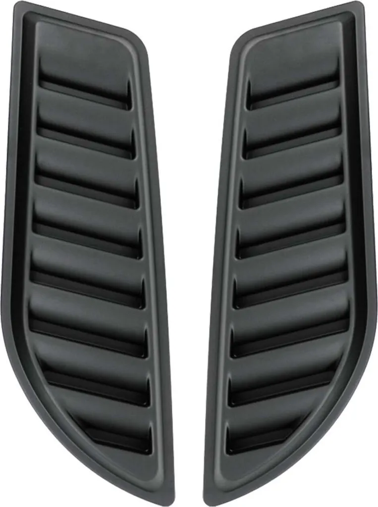 Écope de capot Jeep Renegade en plastique ABS robuste noir x2