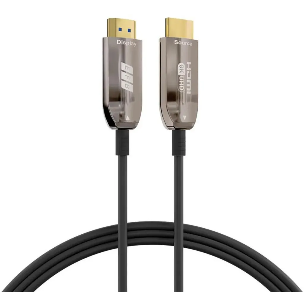 Câble HDMI Fibre Optique EFB AOC 8K 60Hz 48 Gbit/s 30m Haute Performance