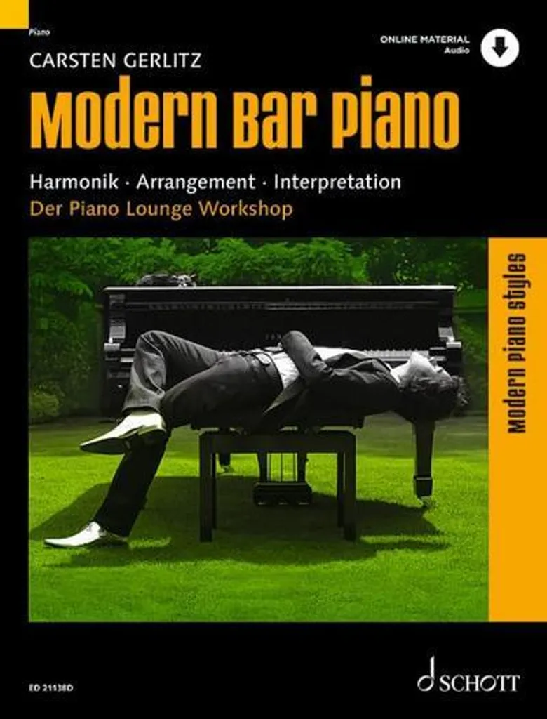 Piano de Bar Moderne Acoustique avec Finition en Noyer et Sonorité Riche