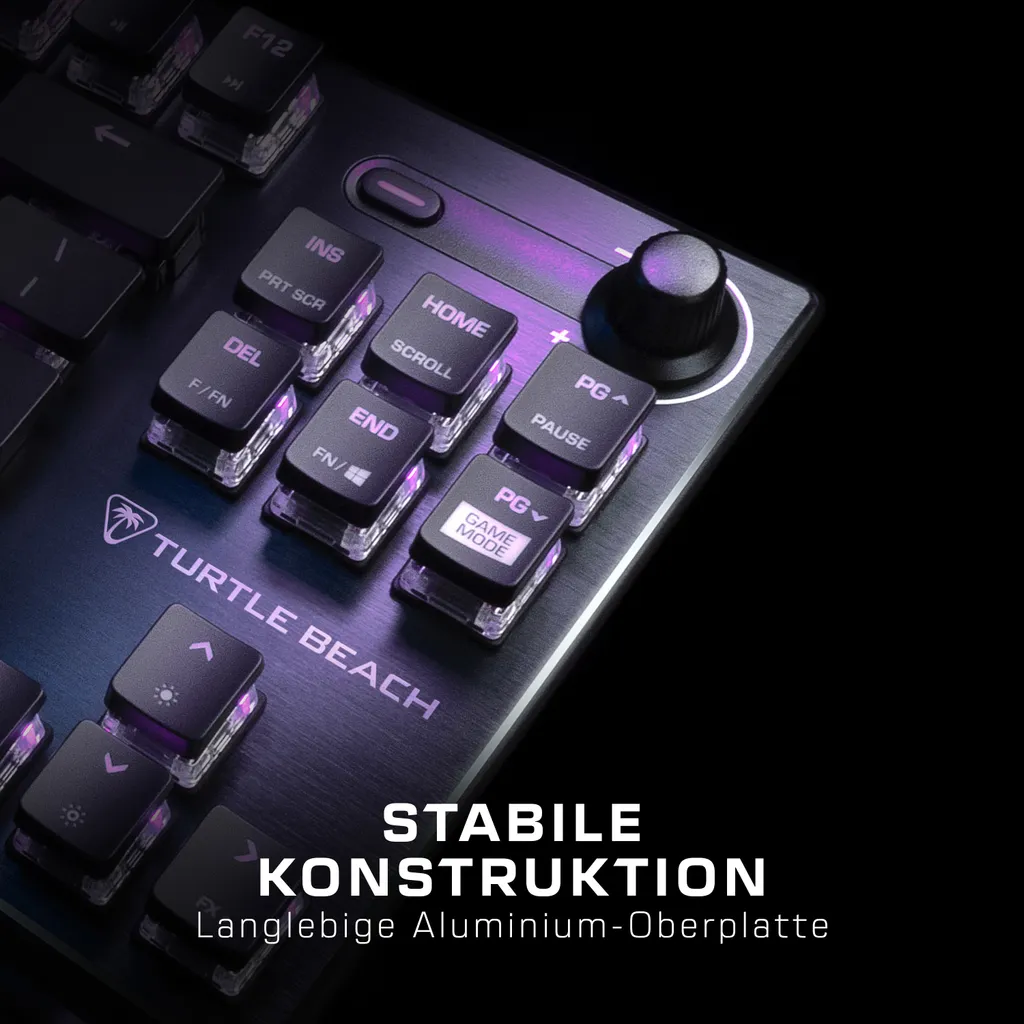 Clavier gaming Vulcan TKL AIMO Turtle Beach anti-fatigue Red Switch