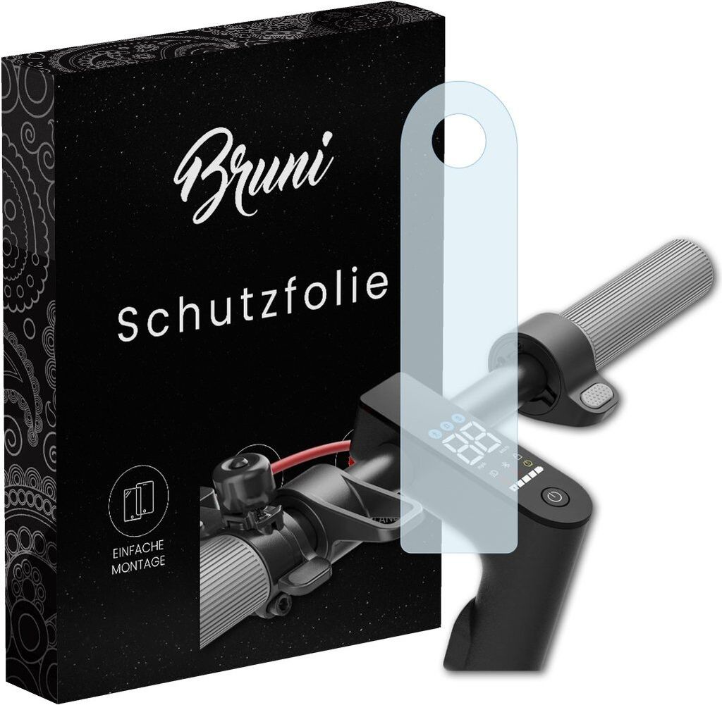 Bruni Basics-Clear 2x Schutzfolie kompatibel mit Xiaomi Electric Scooter 4 Folie