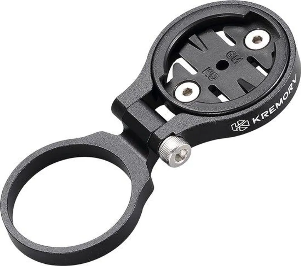 Support Compteur Vélo Garmin Edge en Aluminium Noir - Adaptateur Compact