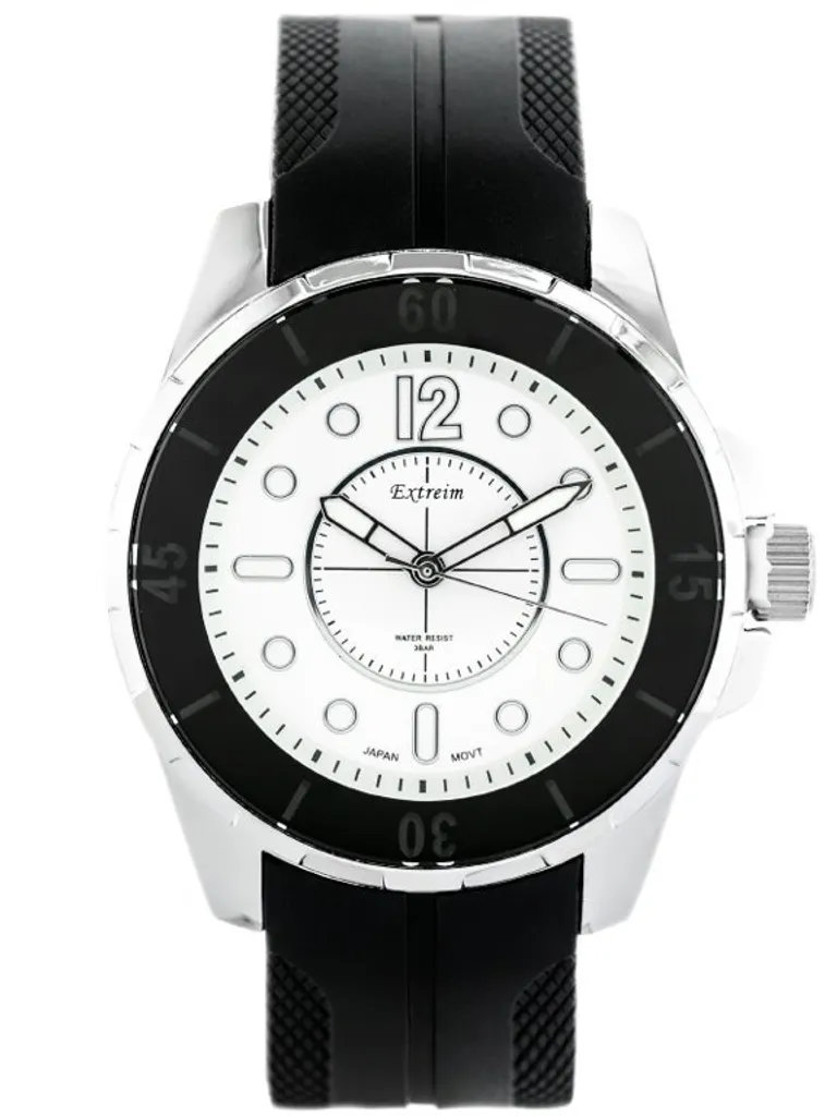 Montre Homme Classique EXT-9489A-5A avec Cadran Analogique Noir