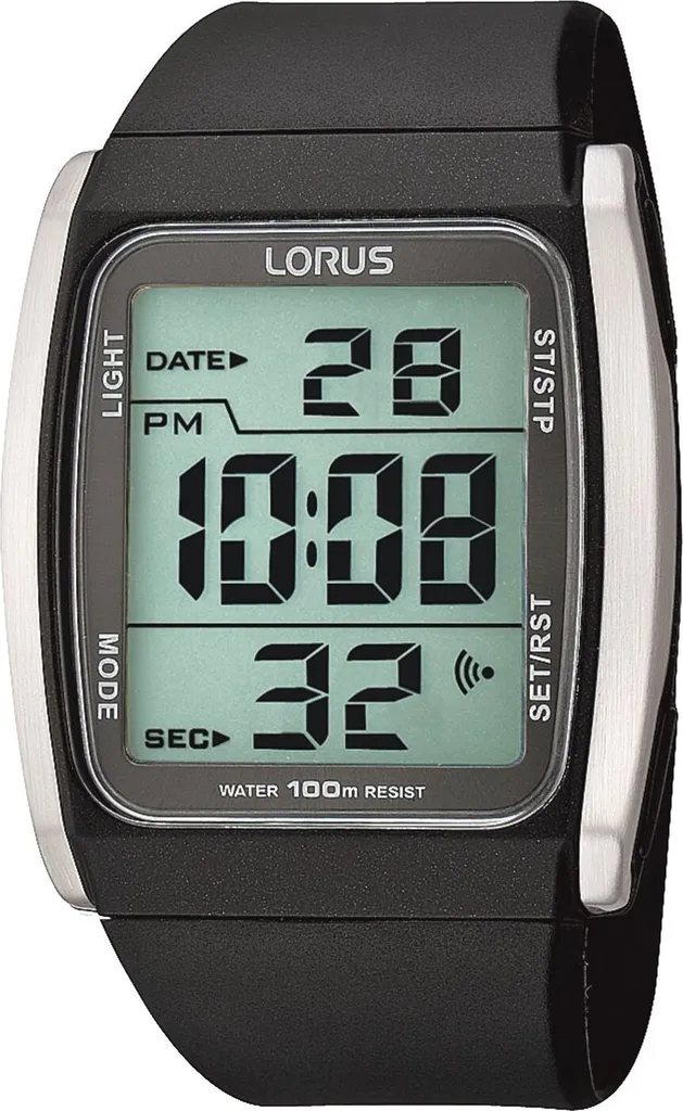 Montre Digitale Homme Lorus R2303HX9 Noire : Sport et Performance