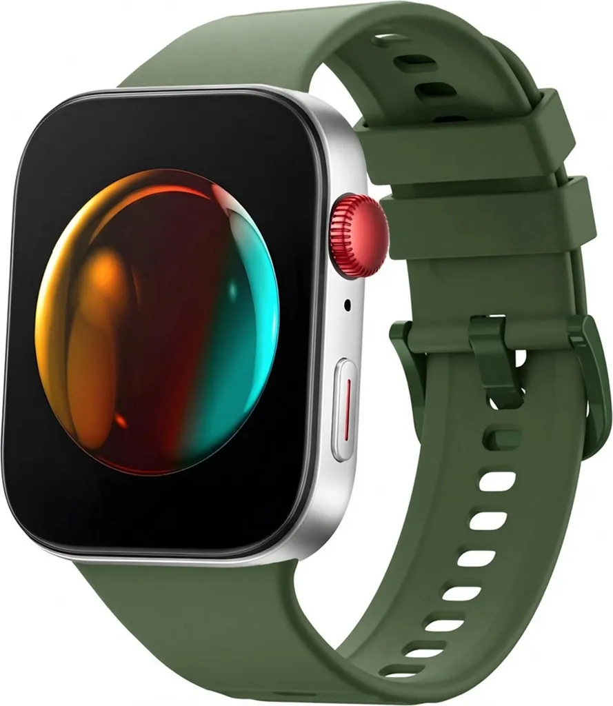 imoshion Cinturino in silicone per Huawei Watch Fit 4 / 4 Pro - Verde militare