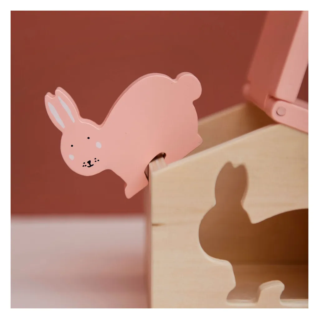 Trixie casa degli animali in legno Mrs Rabbit - smistatore di forme in legnorosa - 2
